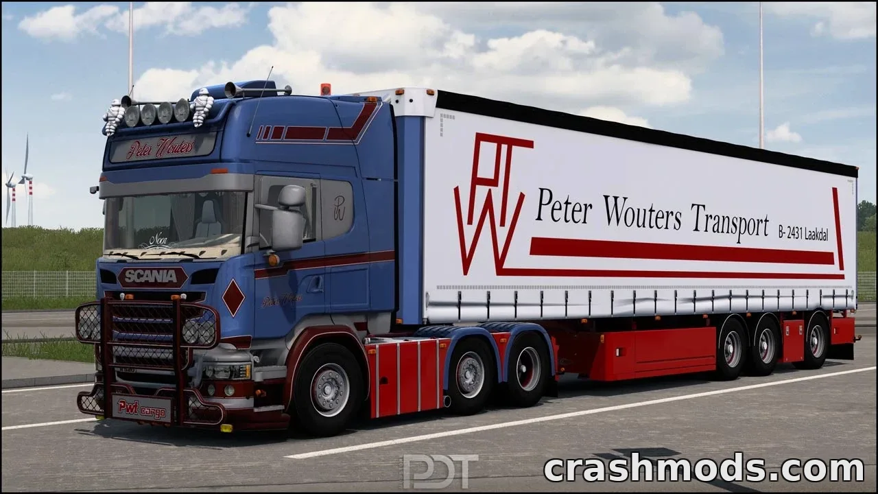 Scania R520 Peter Wouters + Trailer