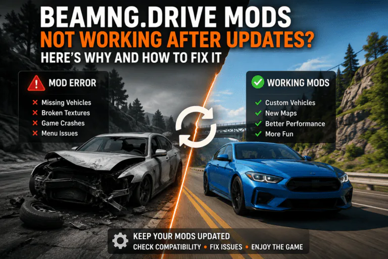 BeamNG.drive Mods Not Working After Updates
