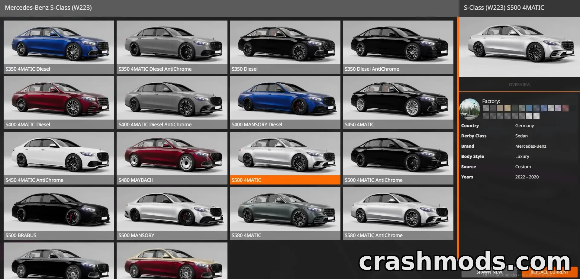 Mercedes Benz W223 – screenshot 5