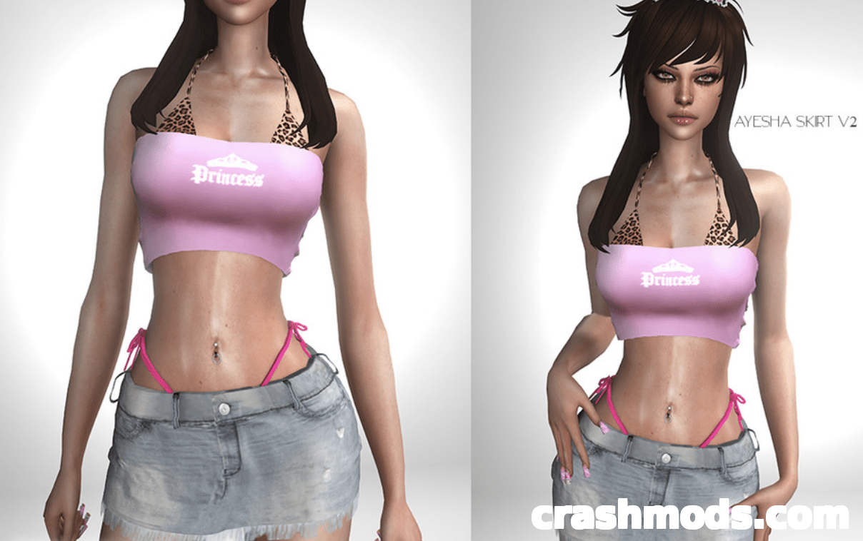 Ayesha Denim Skirt – screenshot 1