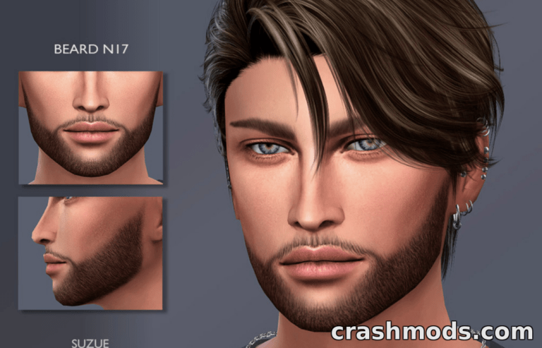 Beard N17 The Sims 4 mod screenshot