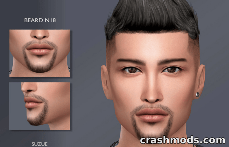 Beard N18 The Sims 4 mod screenshot