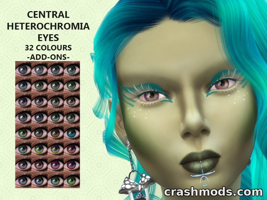 Central Heterochromia Eyes