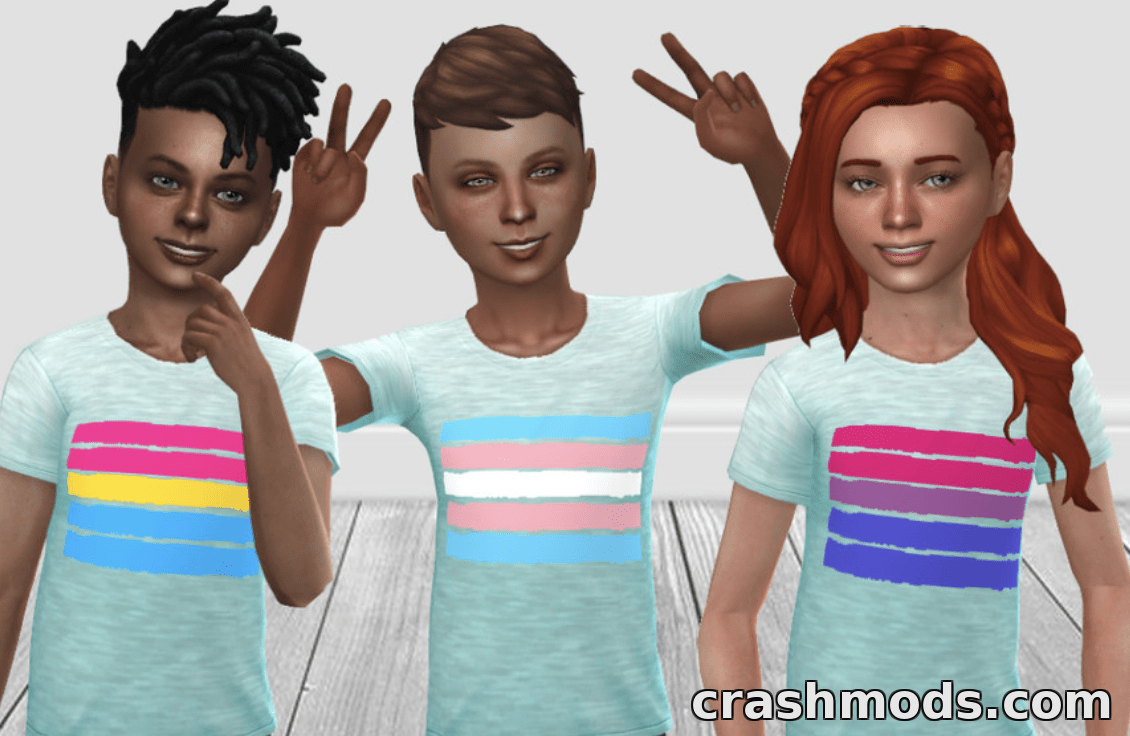 Child Pride Flags T-Shirt – screenshot 2