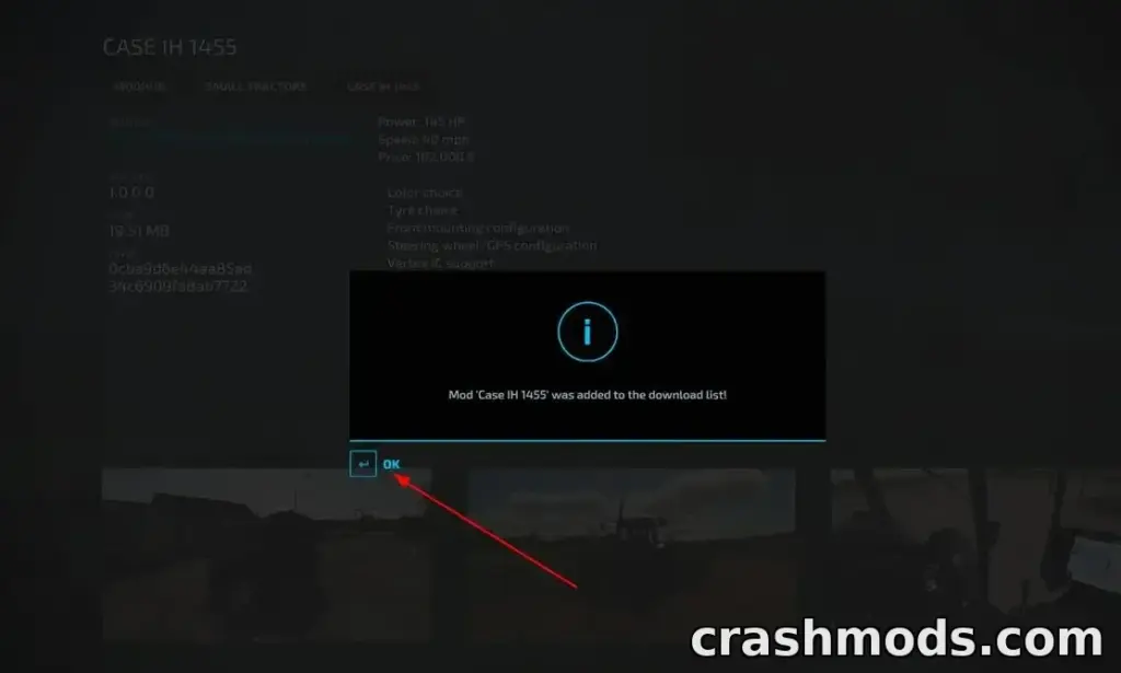 FS25 ModHub in the main menu