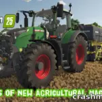 Six More FS25 Machines: Fendt 700 Vario, a JCB Loader and the Return of White