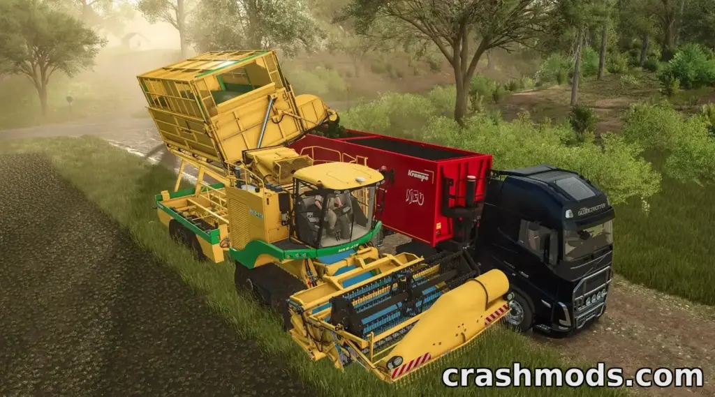 Preparing a field for spinach in FS25