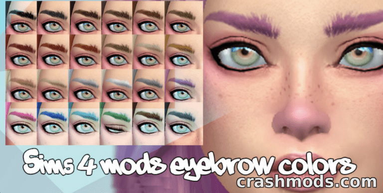 Eyebrow Colors N.1 The Sims 4 mod screenshot