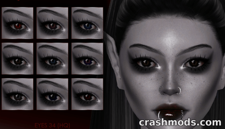 Eyes 34 (HQ) The Sims 4 mod screenshot