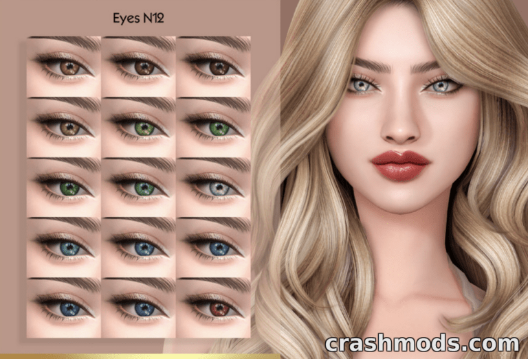 Eyes N12 The Sims 4 mod screenshot