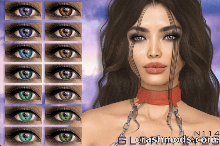 Gloria Eyes N114 The Sims 4 mod screenshot