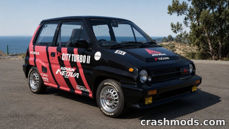 Honda City Turbo II 1983 BeamNG.drive mod screenshot