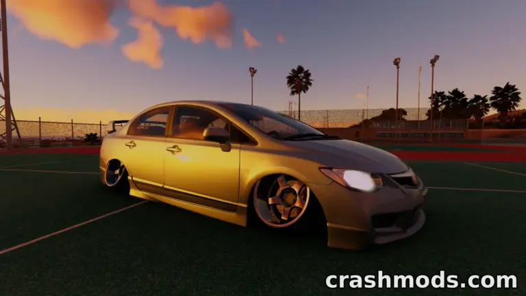 Honda Civic 8 Stance Suspension Free BeamNG.drive mod screenshot