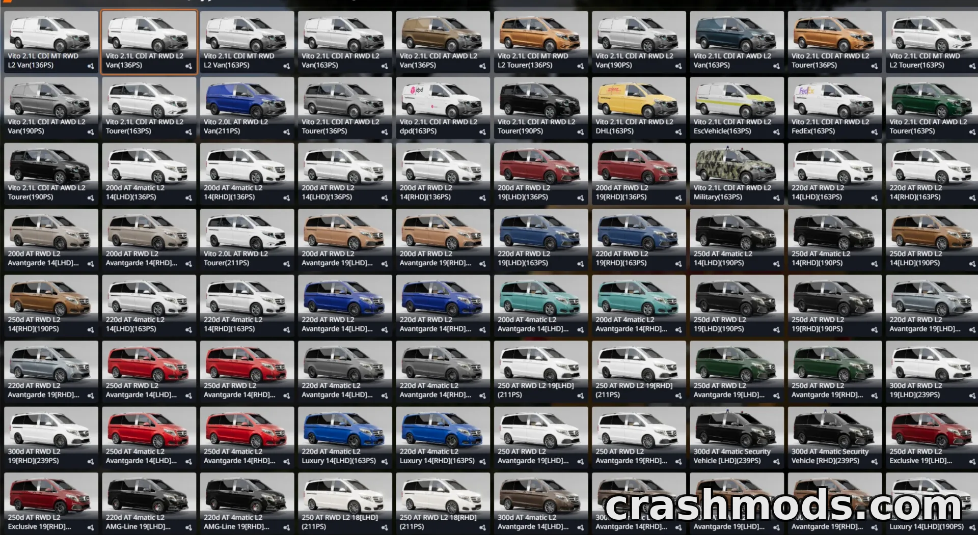 Mercedes-Benz Vito ˙(108 Confings) – screenshot 8