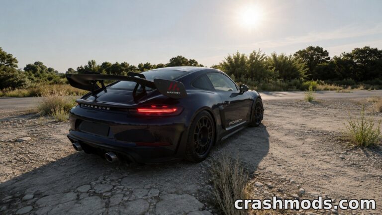 Porsche Cayman 2017-2025 Free BeamNG.drive mod screenshot