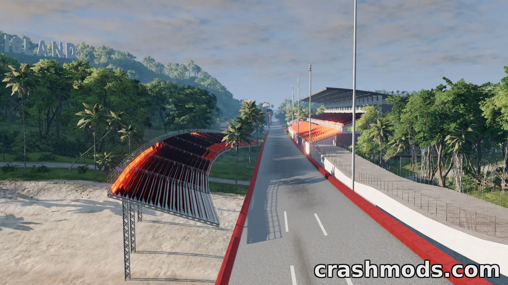 Quadoval Island Super Speedway ReMap 0.39 BeamNG – screenshot 3