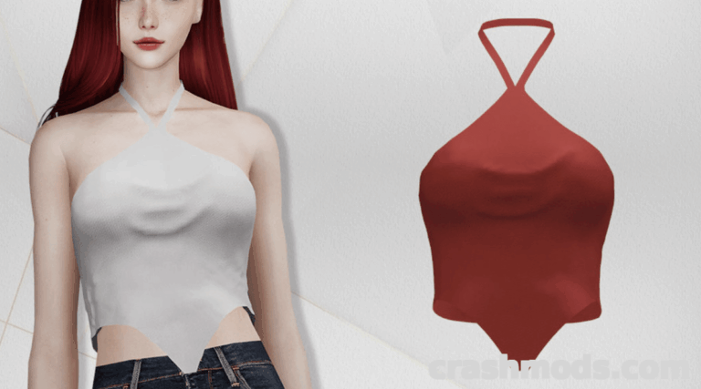 Ruby Top The Sims 4 mod screenshot