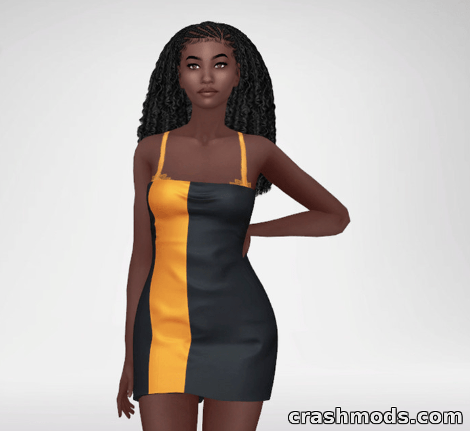 Y2K – Short dress with stripe on the side – screenshot 2