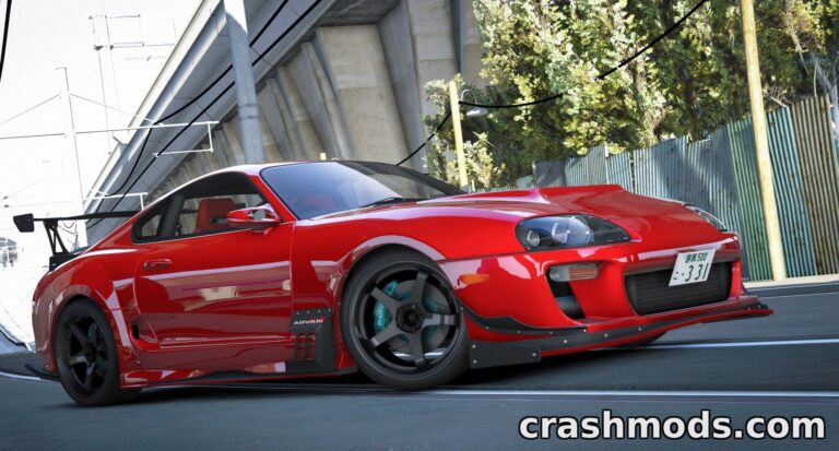 1998 Toyota Supra JZA80 – Add-On JDM Car with TRD Bodykit Grand Theft Auto 5 mod screenshot