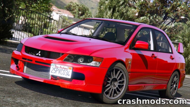2006 Mitsubishi Lancer Evolution IX MR – Add-On Sports Sedan Grand Theft Auto 5 mod screenshot