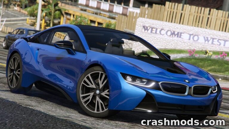 2015 BMW i8 (I12) – Add-On Sports Car Grand Theft Auto 5 mod screenshot