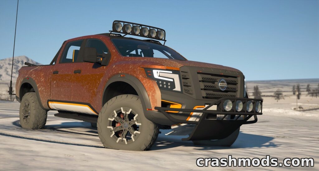 2017 Nissan Titan Warrior – Add-On Pickup with Tuning Grand Theft Auto 5 mod screenshot