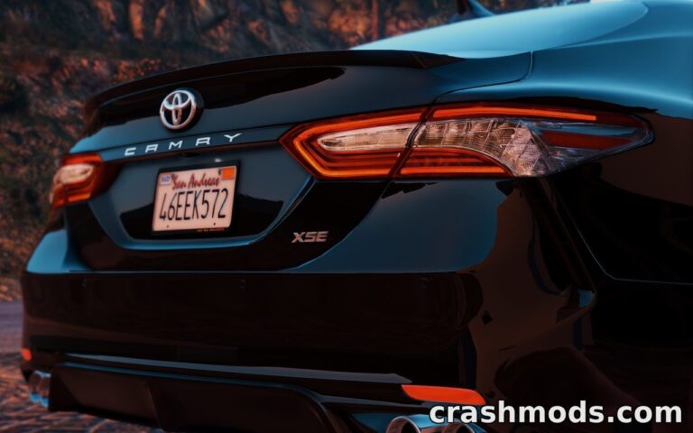 2018 Toyota Camry XSE – Detailed Add-On Sedan Grand Theft Auto 5 mod screenshot