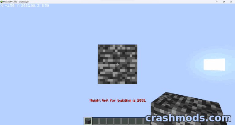 2032 World Height – Raise the Build Limit to Y=2031 in Every Dimension Minecraft mod screenshot