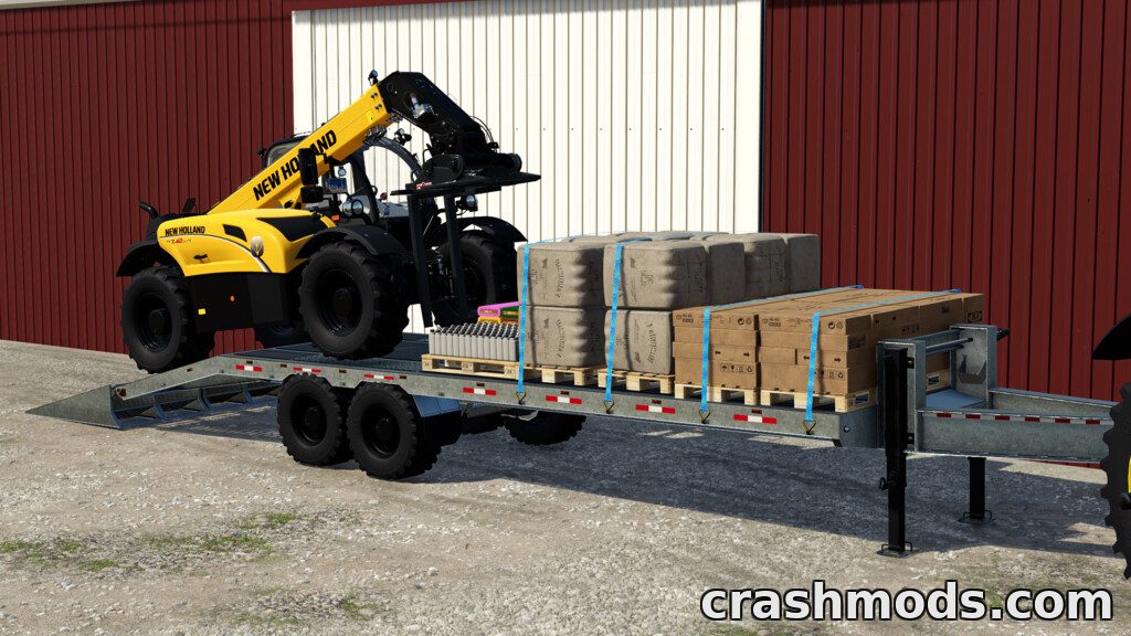20Ft Gooseneck Trailers Pack – Flatbed and Tipper with Pallet Autoload – screenshot 4