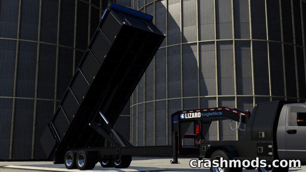 20Ft Gooseneck Trailers Pack – Flatbed and Tipper with Pallet Autoload – screenshot 6