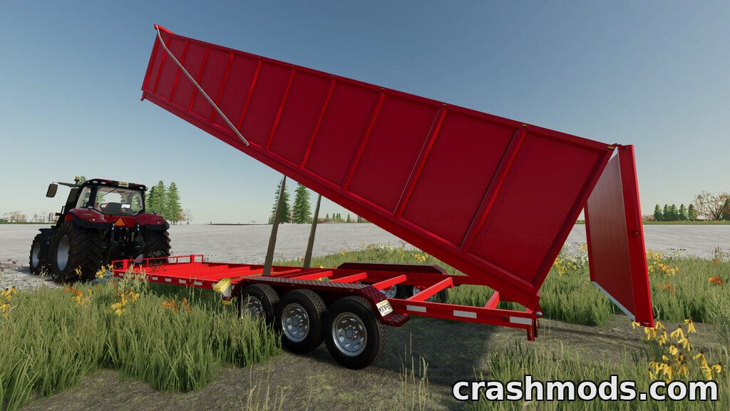 30′ Flatbed Autoloading Bale Trailer – 9.5 m Six-Body Combo – screenshot 3