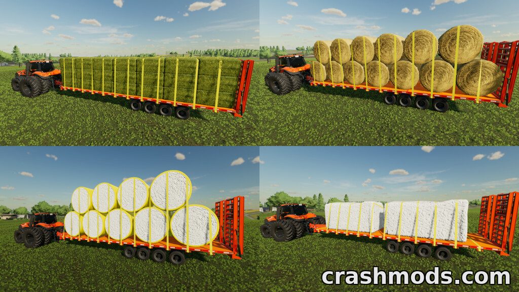 40 ft Flatbed Autoloading Bale Trailer – 12 m Lizard Multi-Body – screenshot 6