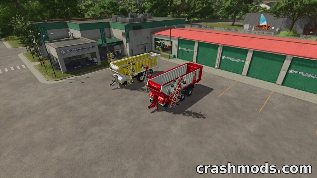 8450 Windrower Pack – Forage Wagon and Stone Picker Farming Simulator 25 mod screenshot