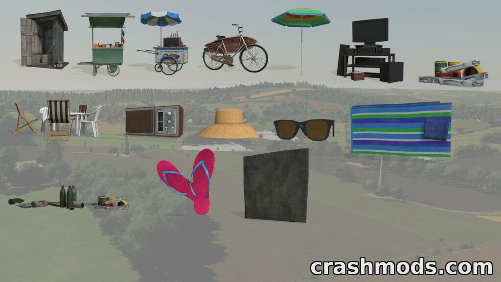 Additional Decoration Package – 56 Placeable Deco Objects – screenshot 2
