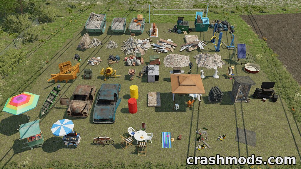 Additional Decoration Package – 56 Placeable Deco Objects – screenshot 3