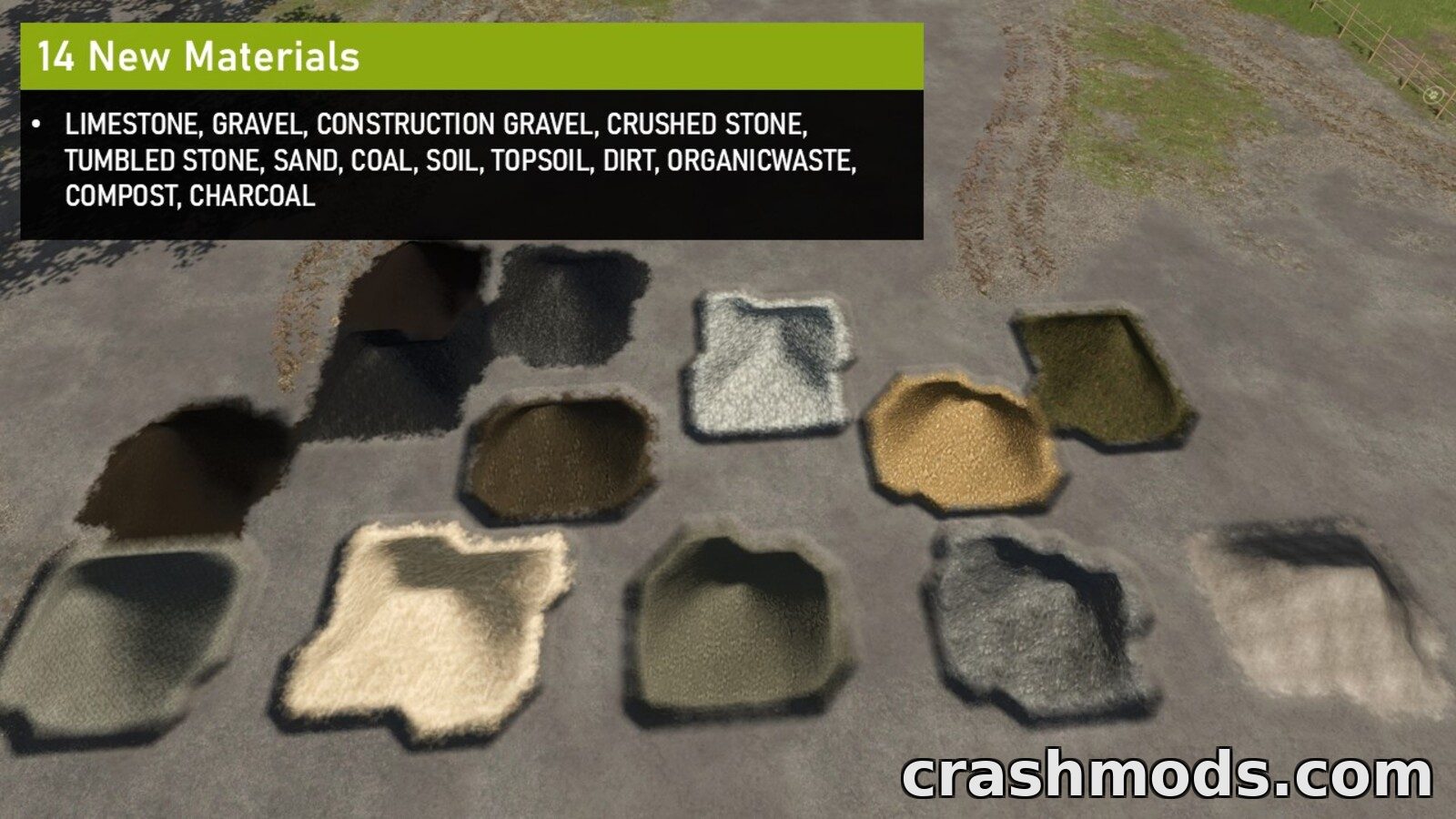 Additional Filltypes – 14 New Materials and Bulk Stations – screenshot 4