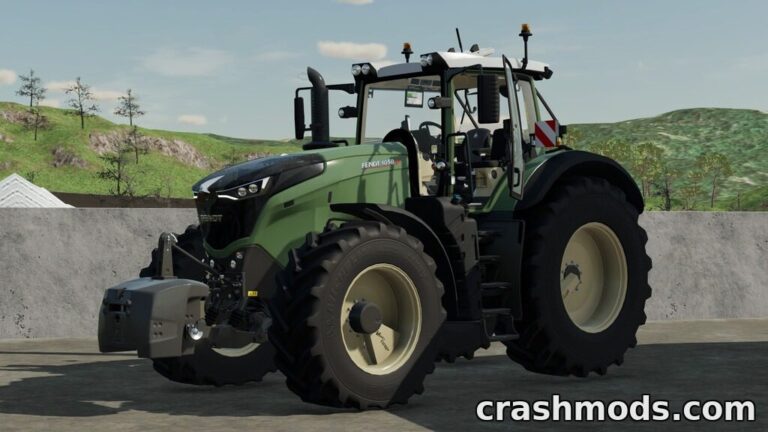 Fendt 1000 tractor showcasing detailed design and realistic textures in Farming Simulator 22 mod.