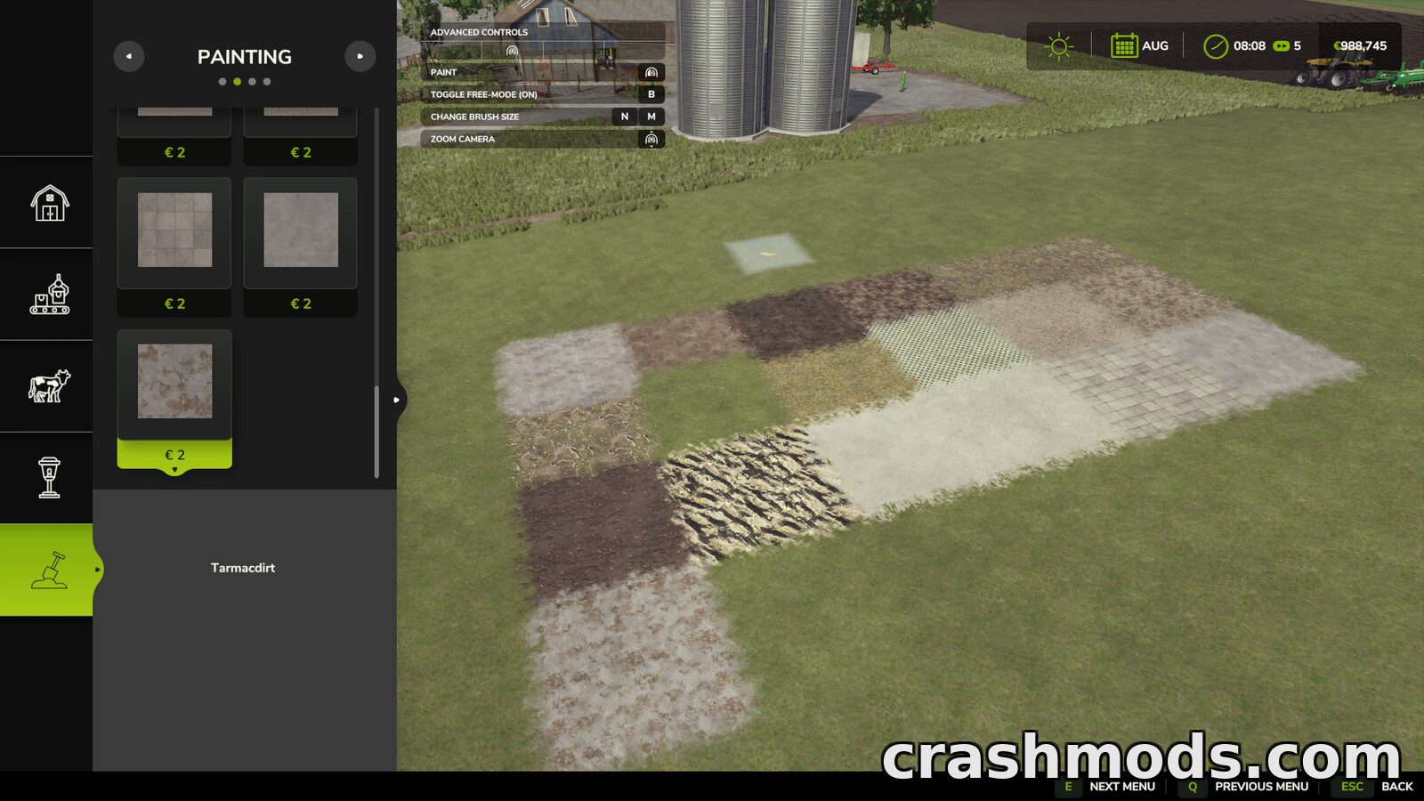 All The Ground Textures Ingame – Full Terrain Paint Menu – screenshot 4