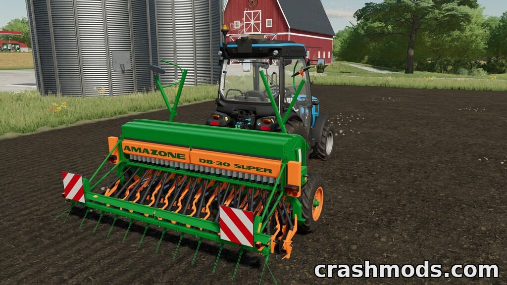 Amazone D8 30 Pack – 3m Seeder with Rabe MKE300 Harrow – screenshot 3