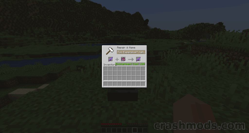 Anvil Never Too Expensive – Removes the Anvil Level Cap Minecraft mod screenshot