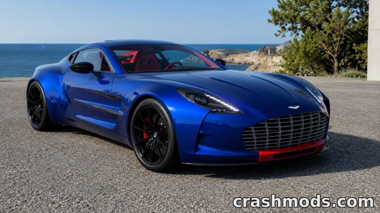 Aston Martin One-77 – V12 Supercar with 2 Configurations BeamNG.drive mod screenshot