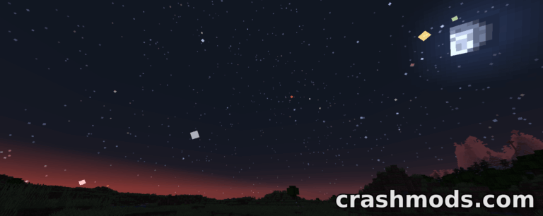 Astrocraft – Realistic Night Sky with Real Stars and Planets Minecraft mod screenshot