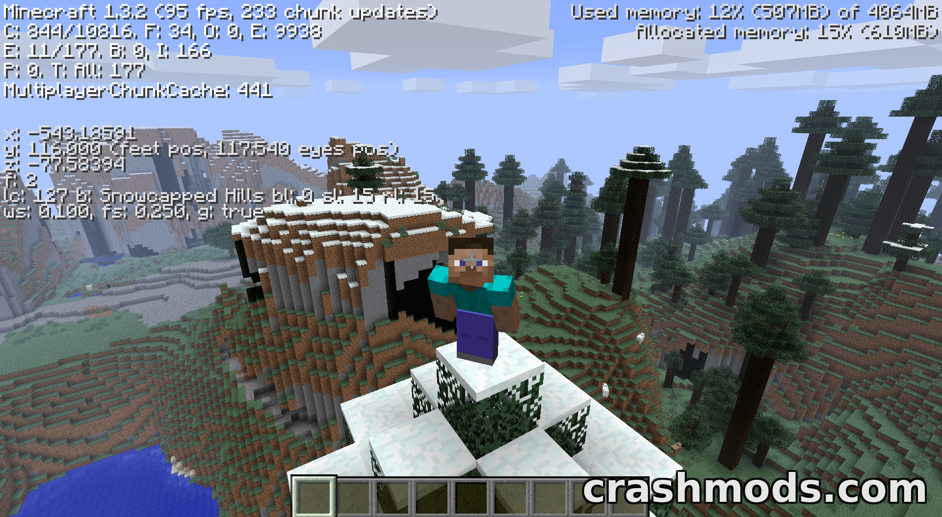 Authentic Adventure Lite – Beta-Style World Generation and Hunger Tweaks – screenshot 2