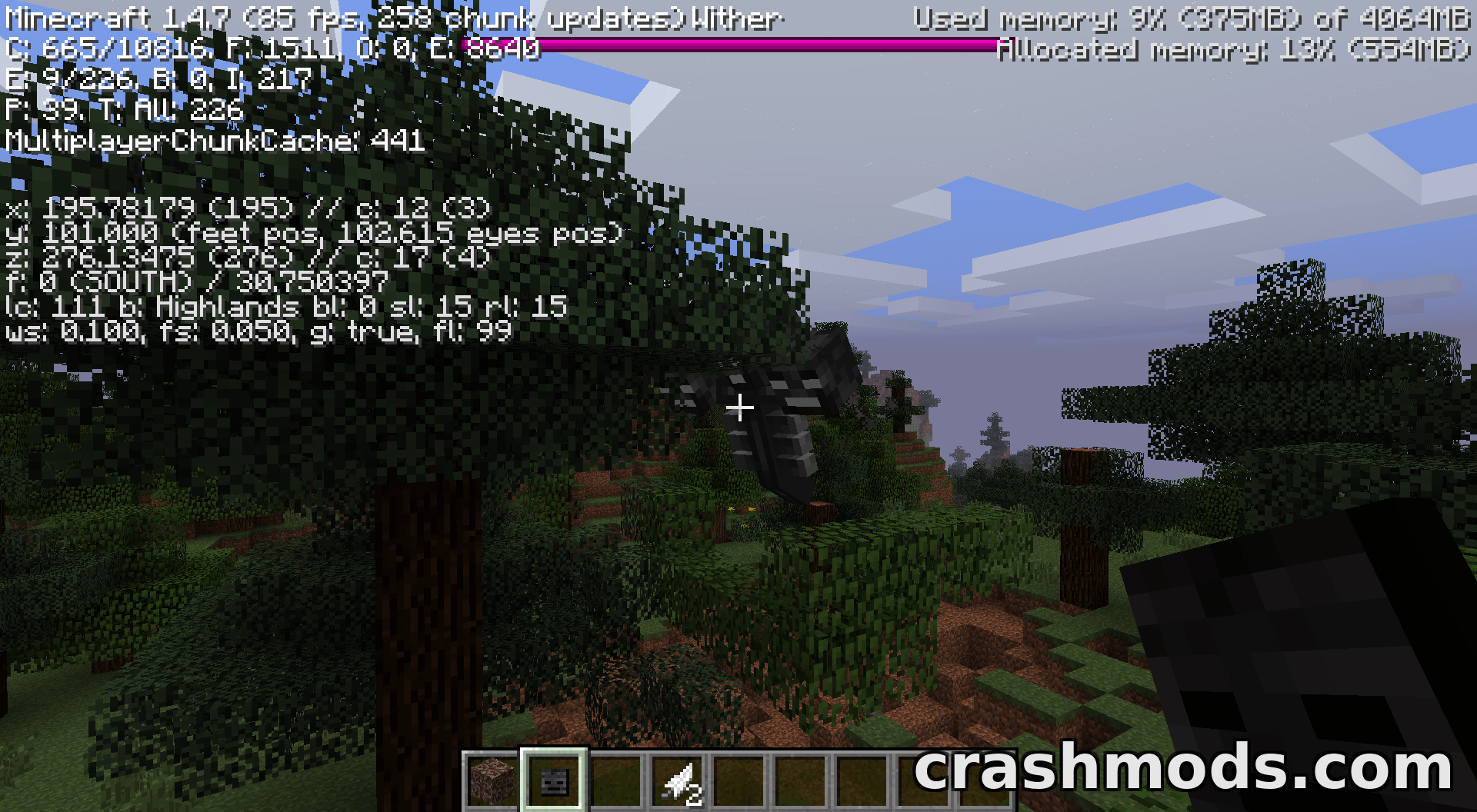 Authentic Adventure Lite – Beta-Style World Generation and Hunger Tweaks – screenshot 3