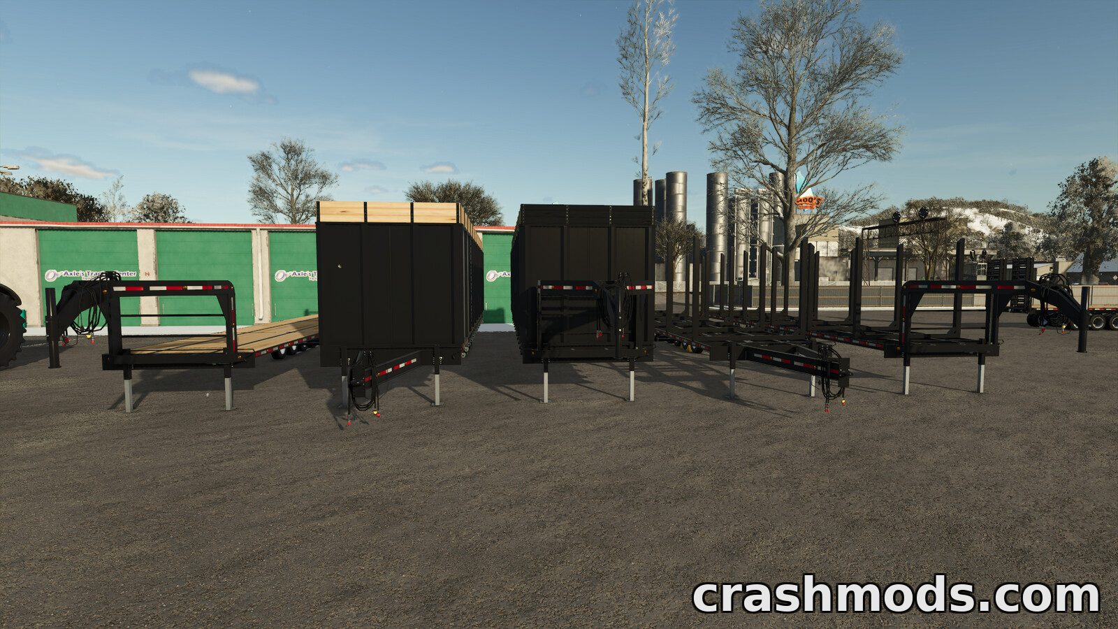 Autoloading Bale/Combo Trailer – Lizard 40′ Flatbed Bale Loader – screenshot 2