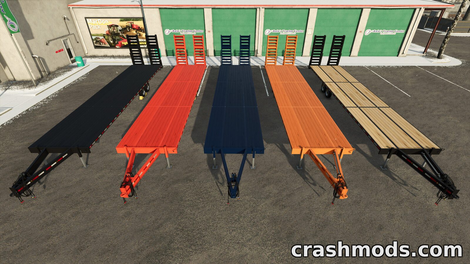 Autoloading Bale/Combo Trailer – Lizard 40′ Flatbed Bale Loader – screenshot 5