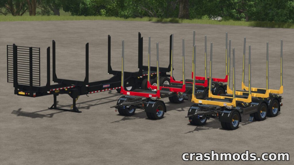 Autoloading Wood Pack – Log Trailers and Wood Storage Farming Simulator 25 mod screenshot