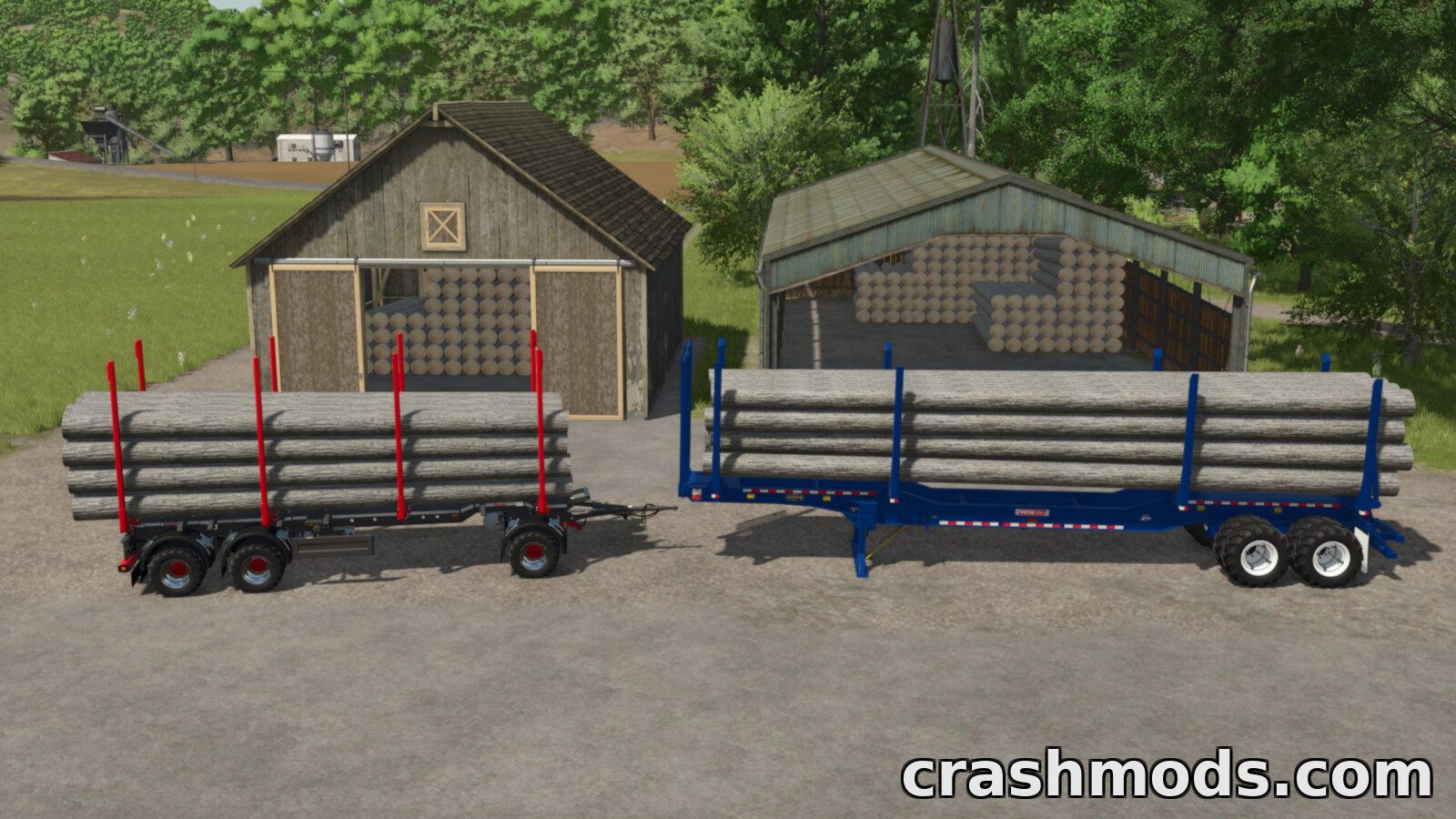 Autoloading Wood Pack – Log Trailers and Wood Storage – screenshot 2