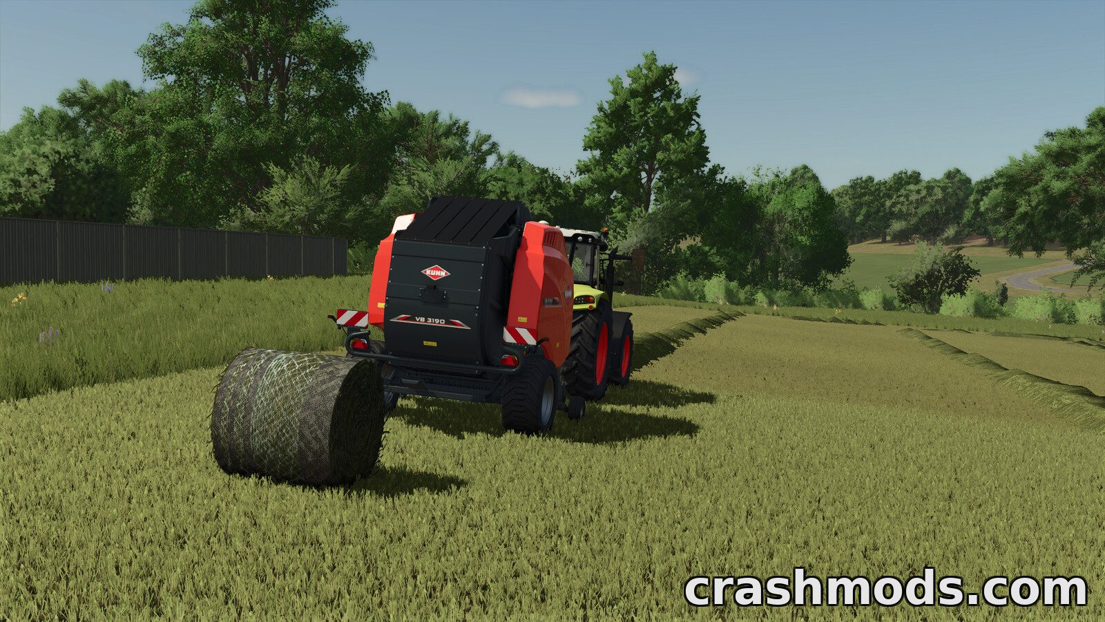 Bale Net Addon – Net Wrap for Round Balers – screenshot 3