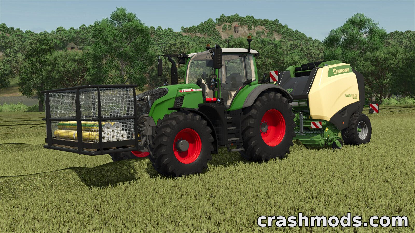 Bale Net Addon – Net Wrap for Round Balers – screenshot 4